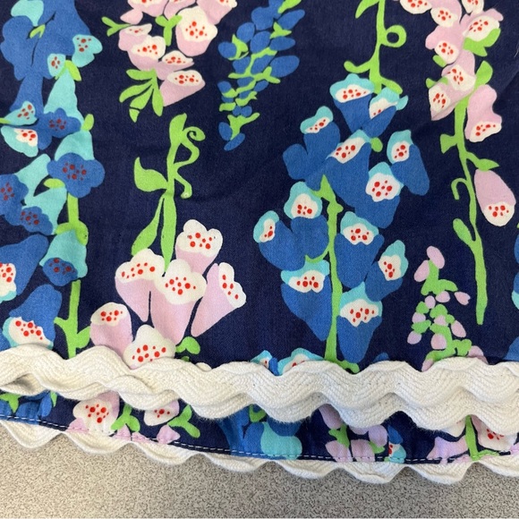 Lilly Pulitzer Skort/Skirt Blue Floral Print Sz 0 - Picture 5 of 9